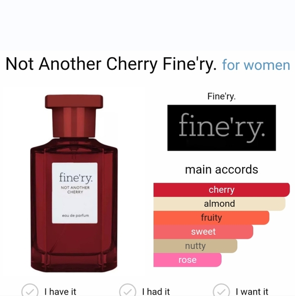Fine'ry 🍒🍒 Not Another Cherry Perfume (factory sealed in original package) - Picture 7 of 11